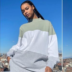 Tna Beale long sleeve green / white / grey